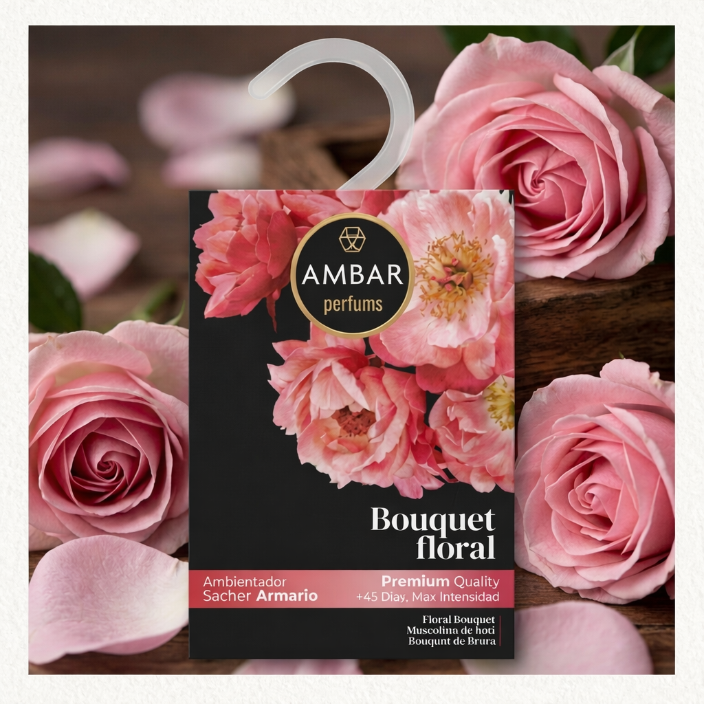 Sachet parfumé pour armoire - Bouquet floral