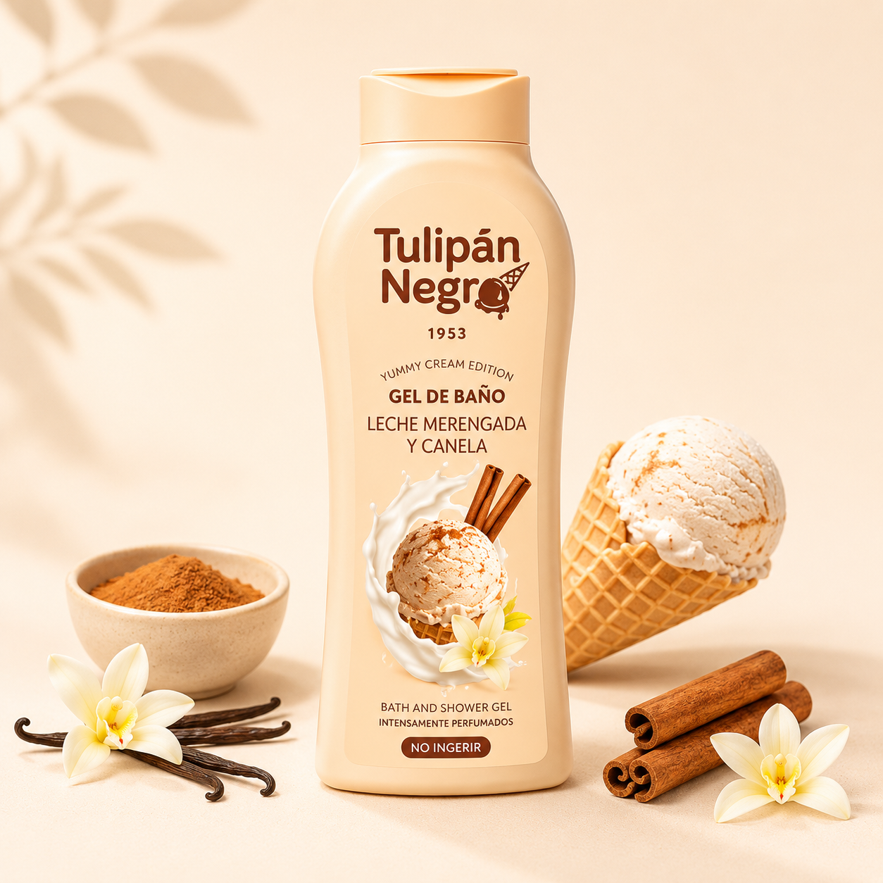 Lait meringué & canelle