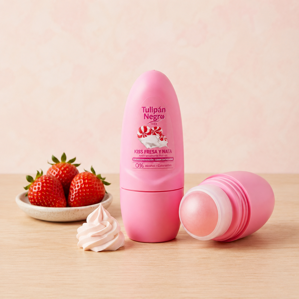Déodorant bille - Fraise & crème